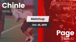 Matchup: Chinle  vs. Page  2019