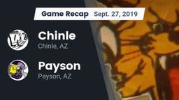 Recap: Chinle  vs. Payson  2019