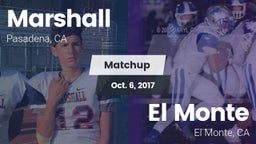 Matchup: Marshall vs. El Monte  2017