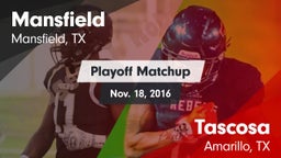 Matchup: Mansfield High vs. Tascosa  2016