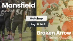 Matchup: Mansfield High vs. Broken Arrow  2018