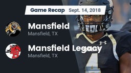 Recap: Mansfield  vs. Mansfield Legacy  2018