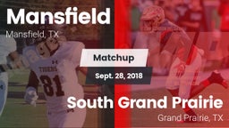 Matchup: Mansfield High vs. South Grand Prairie  2018