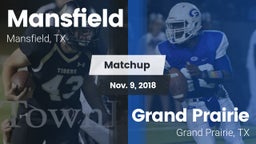 Matchup: Mansfield High vs. Grand Prairie  2018