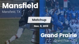 Matchup: Mansfield High vs. Grand Prairie  2019