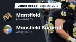 Recap: Mansfield  vs. Mansfield Summit  2019