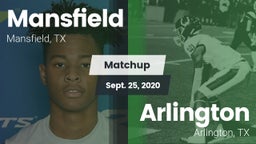 Matchup: Mansfield High vs. Arlington  2020