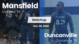 Matchup: Mansfield High vs. Duncanville  2020