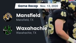 Recap: Mansfield  vs. Waxahachie  2020