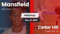 Matchup: Mansfield High vs. Cedar Hill  2020