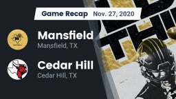 Recap: Mansfield  vs. Cedar Hill  2020