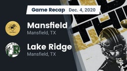 Recap: Mansfield  vs. Lake Ridge  2020