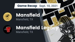 Recap: Mansfield  vs. Mansfield Legacy  2021