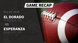 Recap: El Dorado  vs. Esperanza  2016