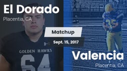 Matchup: El Dorado High vs. Valencia  2017