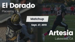 Matchup: El Dorado High vs. Artesia  2019