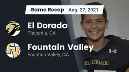 Recap: El Dorado  vs. Fountain Valley  2021