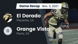 Recap: El Dorado  vs. Orange Vista  2021