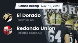 Recap: El Dorado  vs. Redondo Union  2023