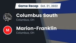 Recap: Columbus South  vs. Marion-Franklin  2022