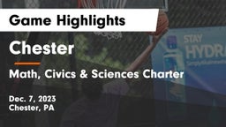 Chester  vs Math, Civics & Sciences Charter Game Highlights - Dec. 7, 2023