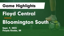 Floyd Central  vs Bloomington South  Game Highlights - Sept. 9, 2023