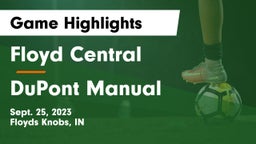 Floyd Central  vs DuPont Manual  Game Highlights - Sept. 25, 2023