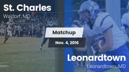 Matchup: St. Charles High vs. Leonardtown  2016