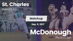 Matchup: St. Charles High vs. McDonough  2017