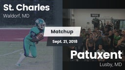 Matchup: St. Charles High vs. Patuxent  2018