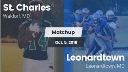 Matchup: St. Charles High vs. Leonardtown  2018