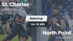 Matchup: St. Charles High vs. North Point  2019