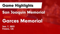 San Joaquin Memorial  vs Garces Memorial  Game Highlights - Jan. 7, 2023