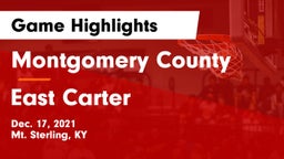 Montgomery County  vs East Carter Game Highlights - Dec. 17, 2021