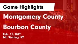 Montgomery County  vs Bourbon County  Game Highlights - Feb. 11, 2022