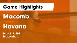 Macomb  vs Havana  Game Highlights - March 9, 2021