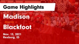 Madison  vs Blackfoot  Game Highlights - Nov. 13, 2021