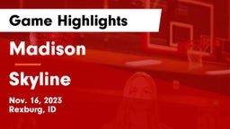 Madison  vs Skyline  Game Highlights - Nov. 16, 2023