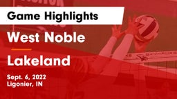 West Noble  vs Lakeland Game Highlights - Sept. 6, 2022