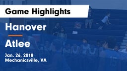 Hanover  vs Atlee  Game Highlights - Jan. 26, 2018