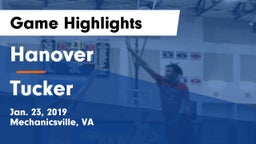 Hanover  vs Tucker  Game Highlights - Jan. 23, 2019