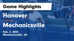 Hanover  vs Mechanicsville  Game Highlights - Feb. 3, 2023