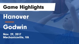 Hanover  vs Godwin  Game Highlights - Nov. 29, 2017