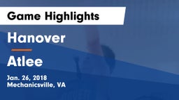 Hanover  vs Atlee Game Highlights - Jan. 26, 2018