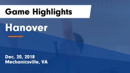 Hanover  Game Highlights - Dec. 20, 2018