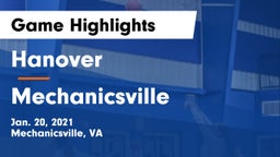 Hanover  vs Mechanicsville Game Highlights - Jan. 20, 2021