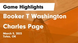 Booker T Washington  vs Charles Page  Game Highlights - March 5, 2023