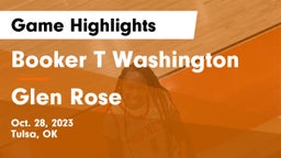 Booker T Washington  vs Glen Rose  Game Highlights - Oct. 28, 2023