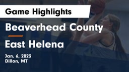 Beaverhead County  vs East Helena  Game Highlights - Jan. 6, 2023