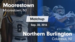 Matchup: Moorestown High vs. Northern Burlington  2016